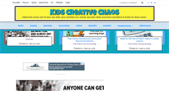Desktop Screenshot of kidscreativechaos.com